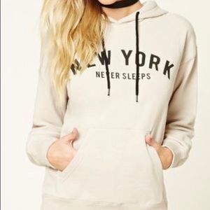 Forever 21 New York Never Sleeps Hoodie